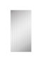 Hanah Home Rectangular Stripe Espejo Irrompible Plata 10 Piezas (5 x 100 cm cada una)